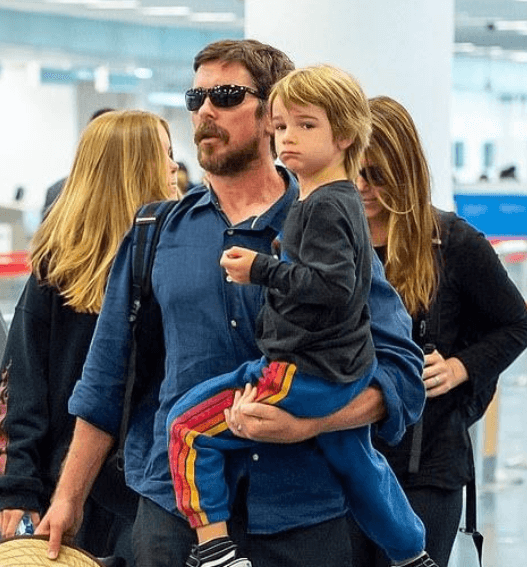 Emmeline with her family at Miami airport 